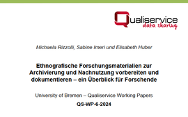 Neues Qualiservice Working Paper veröffentlicht
